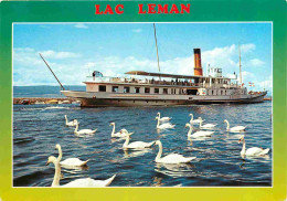 Bateaux - Bateaux Promenade - Lac Léman - CPM - Carte Neuve - Voir Scans Recto-Verso - Autres & Non Classés