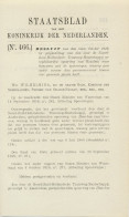 Staatsblad 1916 : Spoorlijn Haarlem - Overveen - Documenti Storici