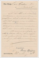 Briefkaart G. 23 Particulier Bedrukt Rotterdam 1884 - Postal Stationery
