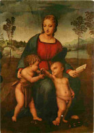 Art - Peinture Religieuse - Raphael Sanzio - Madonna Dei Cardellino - Firenze Galleria Degli Uffizi - CPM - Carte Neuve  - Quadri, Vetrate E Statue