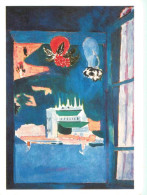 Art - Peinture - Henri Matisse - Fenêtre à Tanger - Window Over Tangiers - CPM - Flamme Postale - Voir Scans Recto-Verso - Peintures & Tableaux