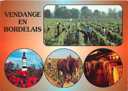 Vignes - Vendanges En Bordelais - Gironde - Multivues - Vendanges - Raisins - Vin - CPM - Voir Scans Recto-Verso - Weinberge