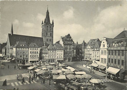 Marchés - Allemagne - Deutschland - Trier - Hauptmarkt Und St. Gangolph - Grande Place Du Marché Et L'église Saint-Gango - Märkte