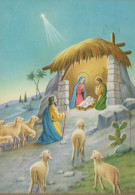 Vierge Marie Madone Bébé JÉSUS Noël Religion Vintage Carte Postale CPSM #PBB738.FR - Maagd Maria En Madonnas