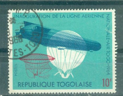 REPUBLIQUE DU TOGO - N°436.Oblitéré Inauguration De La Ligne Aérienne Nationale "Air Togo". Sujets Divers. - Aviones