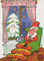 Bonne Année Noël Vintage Carte Postale CPSM #PBB294.FR - New Year