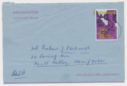 Luchtpostblad G. 22 Hilversum - Mill Valley USA - Postal Stationery
