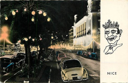 Automobiles - Nice - La Promenade Des Anglais !a Nuit - Carte Neuve - CPM - Voir Scans Recto-Verso - Voitures De Tourisme