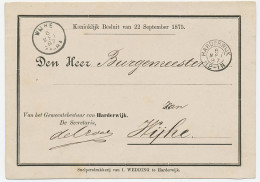 Kleinrondstempel Harderwijk 1887 - Non Classés