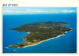 85 - Ile D'Yeu - Vue Générale Aérienne - Flamme Postale De Noirmoutier - CPM - Voir Scans Recto-Verso - Ile D'Yeu