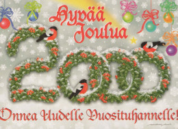 Bonne Année Noël Vintage Carte Postale CPSM #PAY669.FR - Año Nuevo