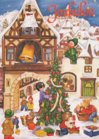 Bonne Année Noël ENFANTS Vintage Carte Postale CPSM #PAY090.FR - Año Nuevo