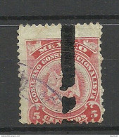 MEXICO Revenue Documentary Tax Taxe O Existing Overprint Overprinted (to Hide It?) Again?? - Mexique