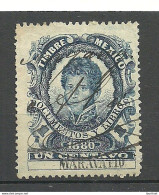 MEXICO 1880 Revenue Documentary Tax Taxe Stempelmarke, 1 C., O - Mexiko