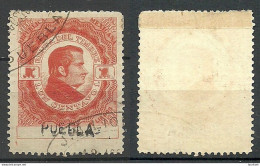 MEXICO Puebla 1877 Revenue Tax Taxe 1 C. O - Mexico
