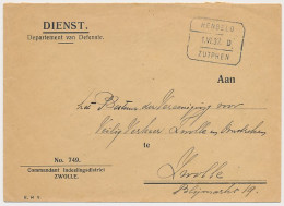 Treinblokstempel : Hengelo - Zutphen D 1937 ( Zwolle ) - Non Classés
