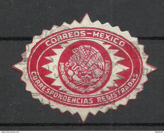MEXICO Old Registration Stamp Correspondencias Registradas O - Messico
