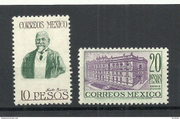 MEXICO 1947 Michel 927 - 928 * - Messico