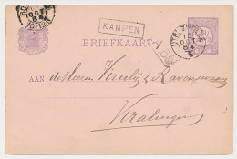 Trein Haltestempel Kampen 1884 - Lettres & Documents