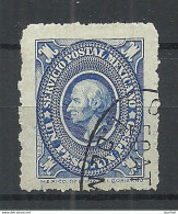 MEXICO 1884 Michel 134 U O M. Hidalgo Imperforated Stamp With Postmaster Perforation - Mexique