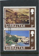 GIBRALTAR - 1971  2p  DEFINITIVE PAIR  FINE USED - Gibilterra