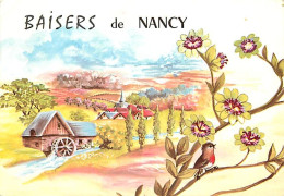 54 - Nancy - Baisers De Nancy - Art Peinture Dessin - Flamme Postale De Nancy - CPM - Voir Scans Recto-Verso - Nancy