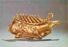 Art - Antiquité - Plaque De Bouclier En Or En Forme De Cerf Couché - Koul-Oba - 4e S Av JC - Exposition L'or Des Scythes - Antiek