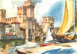 Art - Peinture - Sirmione - Lago Di Garda - Il Castello - CPM - Voir Scans Recto-Verso - Peintures & Tableaux