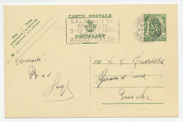 Postcard / Postmark Belgium 1938 TSF Radio Salon - Non Classés