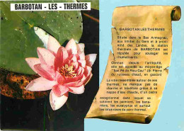 32 - Barbotan Les Thermes - Les Lotus - Fleurs - Flamme Postale De Barbotan Les Thermes - CPM - Voir Scans Recto-Verso - Barbotan