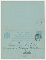 Briefkaart G. 28 Amsterdam - Steele Duitsland 1890 - Postwaardestukken