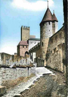 11 - Carcassonne - La Cité Médiévale - L'enceinte Fortiflée Vers Le Château Comtal - CPM - Voir Scans Recto-Verso - Carcassonne