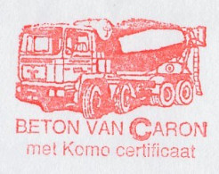 Meter Cover Netherlands 1995 Concrete Truck - Altri & Non Classificati