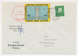 Cover / Postmark / Label Germany 1961 Europa Union - Rocket - European Community