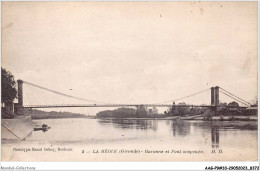 AAGP9-33-0773- LA REOLE - Garonne Et Pont Suspenndu - La Réole