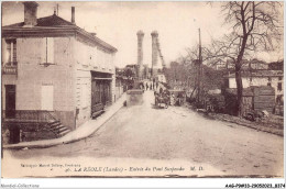 AAGP9-33-0774- LA REOLE - Entrée Du Pont Suspenndu - La Réole
