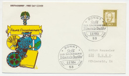 Cover / Postmark Germany 1964 Franz Oppenheimer - Andere & Zonder Classificatie