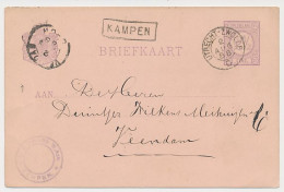 Trein Haltestempel Kampen 1888 - Brieven En Documenten
