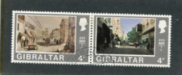 GIBRALTAR - 1971  4p  DEFINITIVE PAIR  FINE USED - Gibilterra