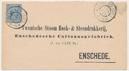 Envelop G. 5 Particulier Bedrukt Hengelo / Enschede 1897 - Postwaardestukken