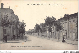 AAGP7-33-0654- LIBOURNE- Cours Des Girondins - Libourne
