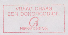 Meter Top Cut Netherlands 1990 Donor Codicil - Kidney Foundation - Andere & Zonder Classificatie