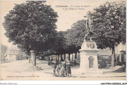 AAGP7-33-0655- LIBOURNE- La Statue De Geraud Et Les Allées De Tourny - Libourne