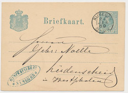 Briefkaart G. 16 Nijmegen - Duitsland 1880 - Postwaardestukken