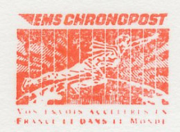Specimen Meter Cut France 1989 EMS Chronopost - Sonstige & Ohne Zuordnung