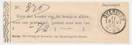 Kleinrondstempel Overveen 1895 - Non Classés