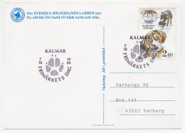Postcard / Postmark Sweden 1989 Dog - Beagle - Andere & Zonder Classificatie