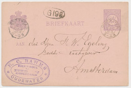 Kleinrondstempel Oudewater 1888 - Non Classés