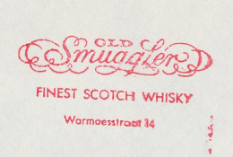 Meter Cover Netherlands 1965 Alcohol - Old Smuggler Finest Scotch Whisky - Wines & Alcohols