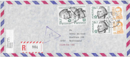 Postzegels > Amerika > Venezuela Aangetekende Luchtpostbrief  Met 6 POSTZEGELS  (17791) - Venezuela